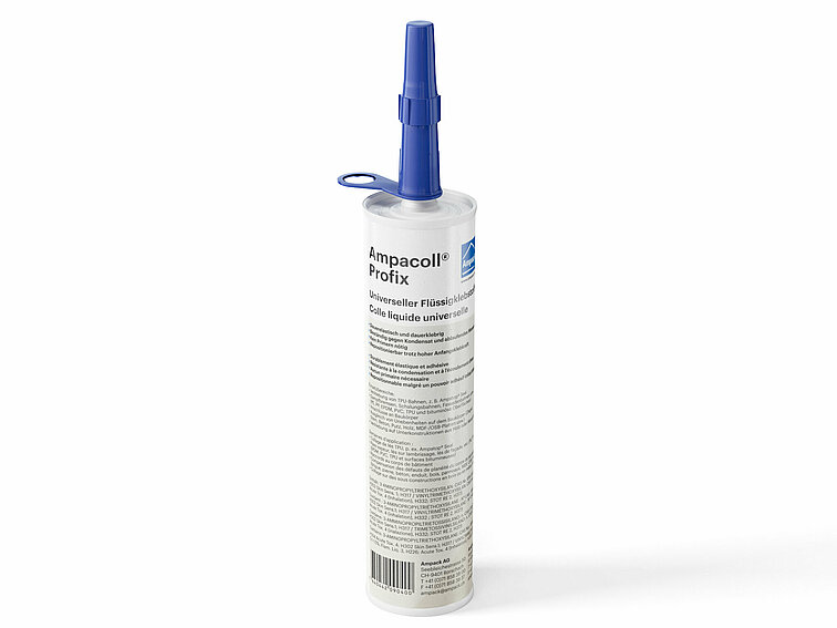 Product photo: Ampacoll Profix cartridge, liquid adhesive