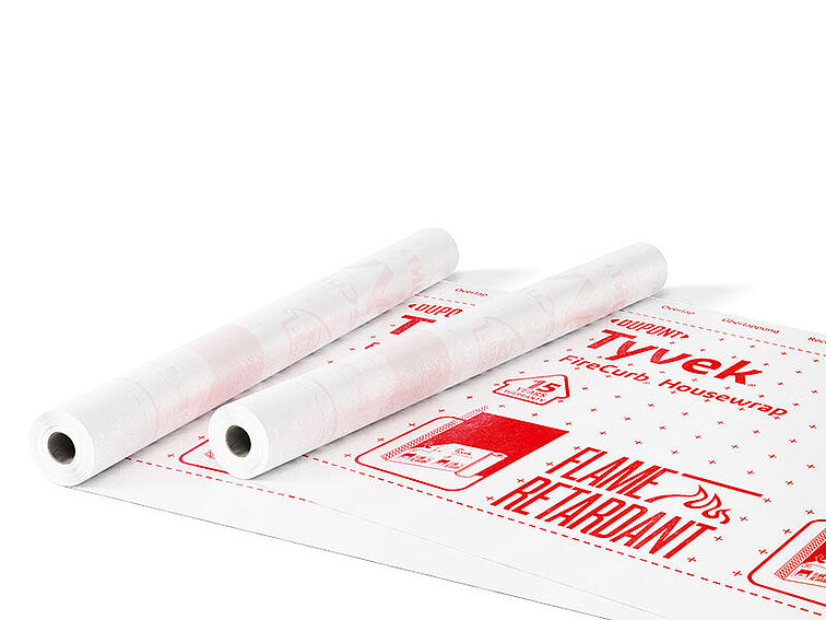 Foto del prodotto: Tyvek (FireCurb) Housewrap, telo di tenuta al vento per facciate a giunti chiusi