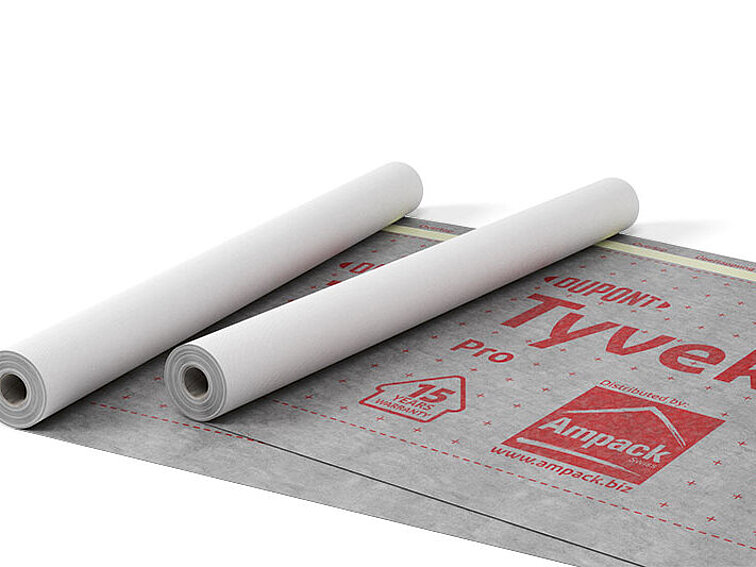 Produktfoto: Tyvek Pro (Tape), Unterdeckbahn / Unterspannbahn