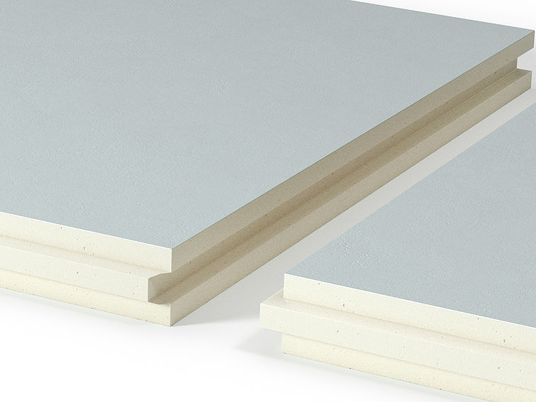 Produktfoto: Ampatherm PIR Tex, Steildach-Dämmplatte