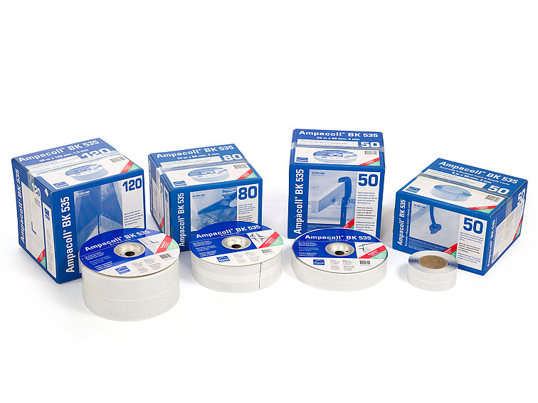 Product photo: Ampacoll BK 535, butyl rubber adhesive tape