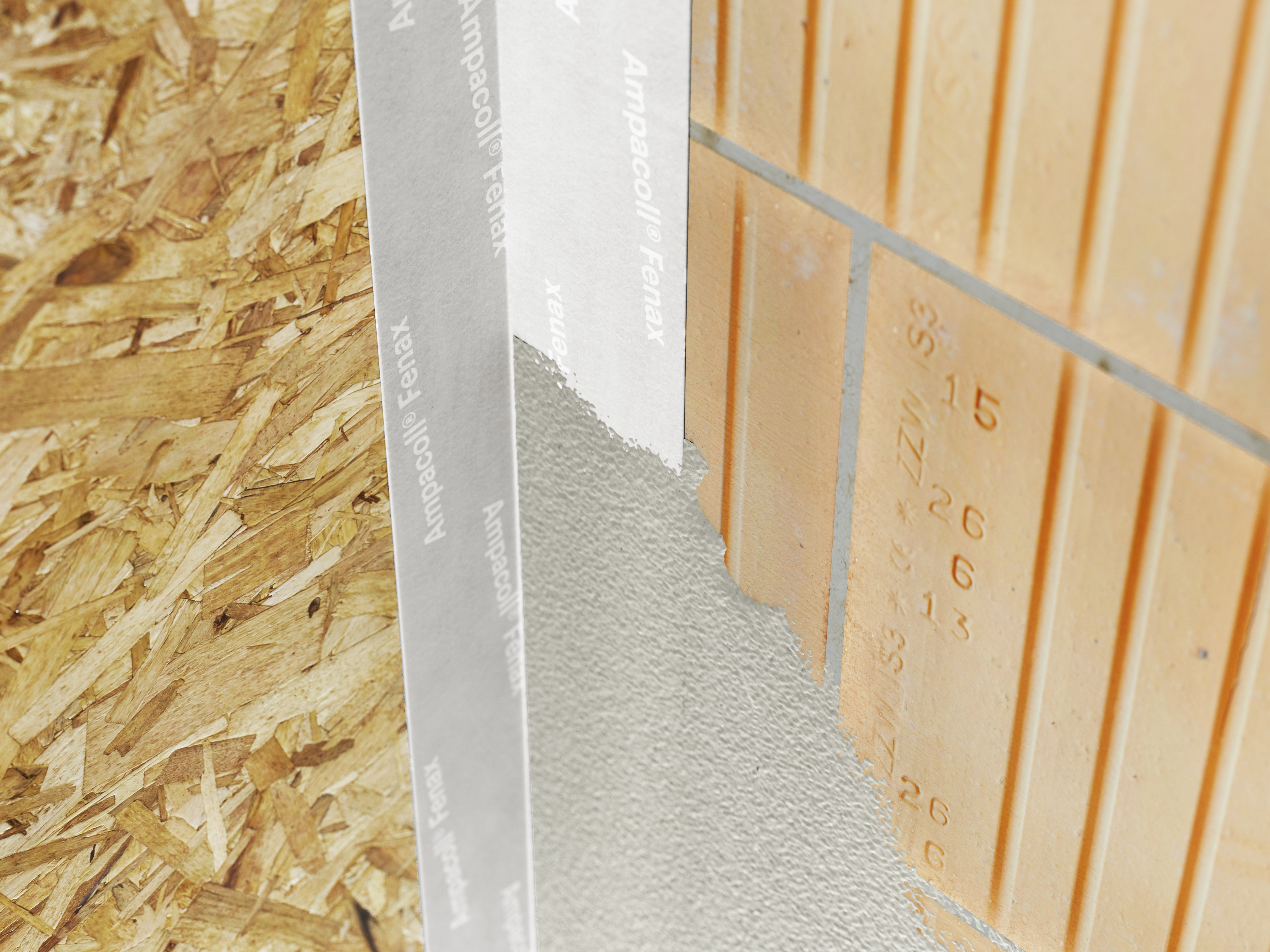 Application photo: Ampacoll Fenax, Vapour edge tape
