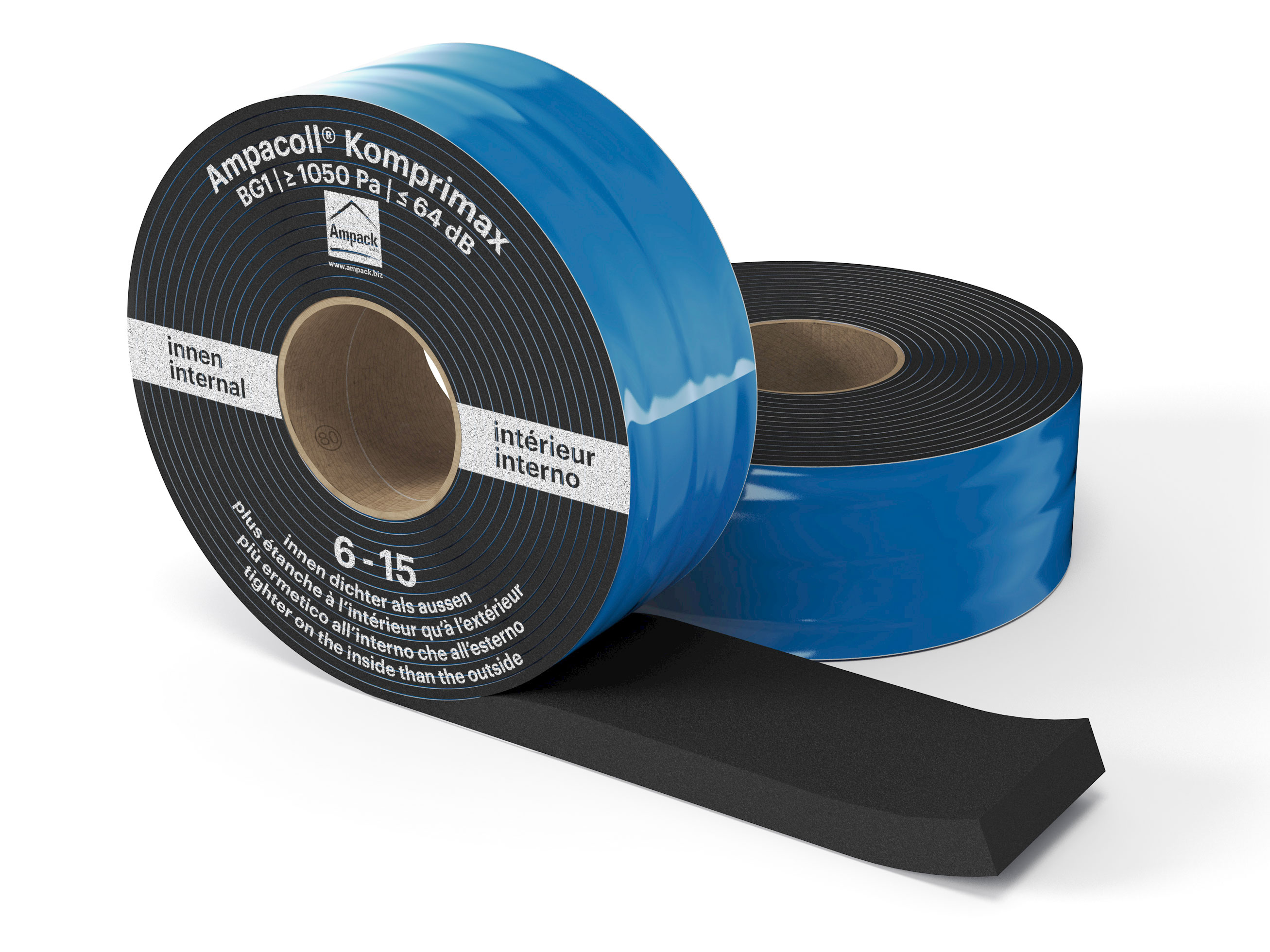 Product photo: Ampacoll Komprimax M 80/6-15, pre-compressed multifunctional tape