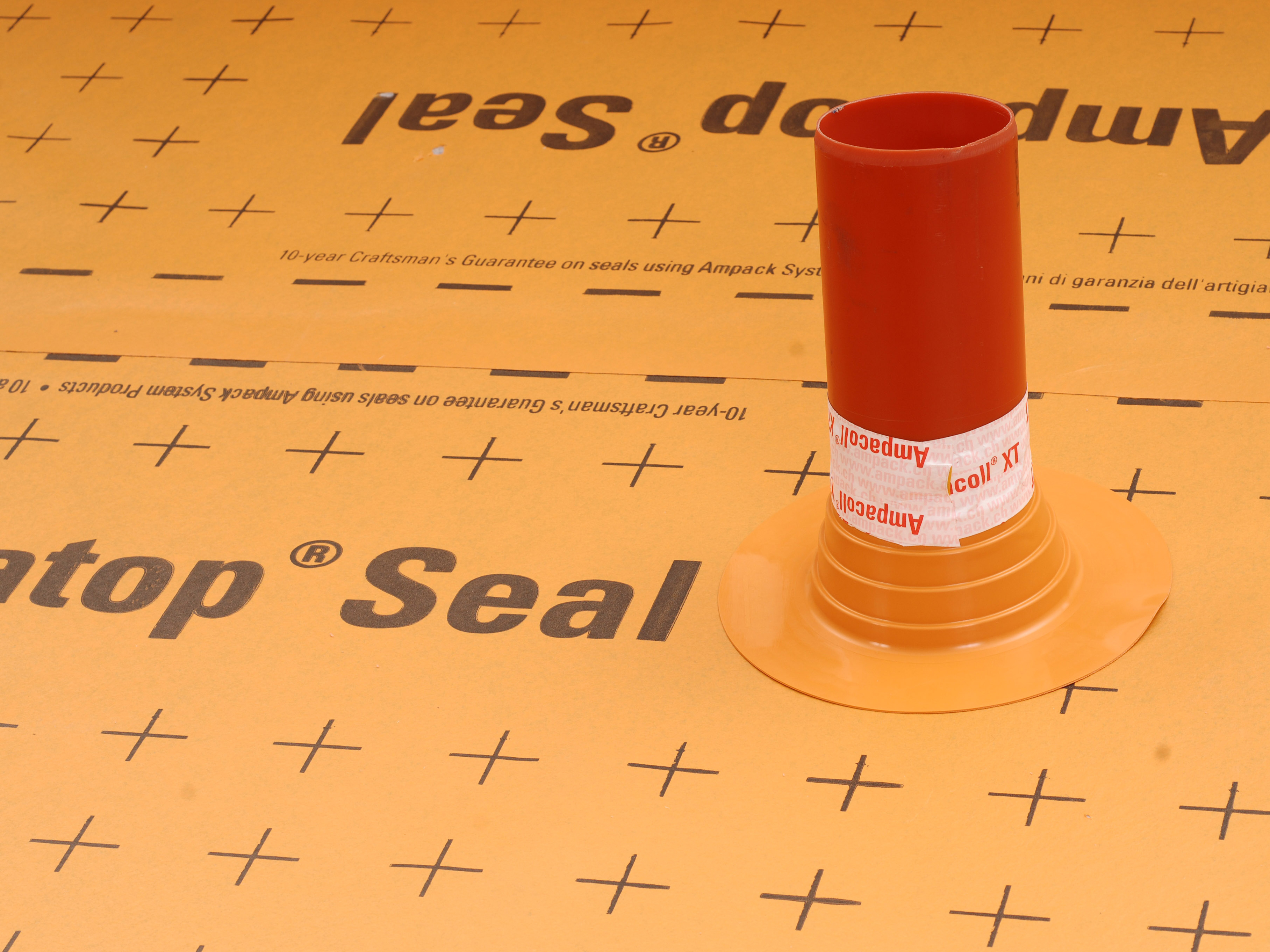 Application photo: Ampacoll TubeSeal, prefabricated sleeves