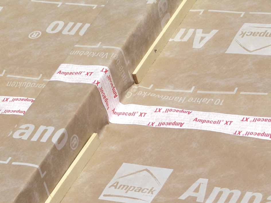 Anwendungsfoto: Ampacoll XT 60 mm, Acrylklebeband, luft- und winddicht