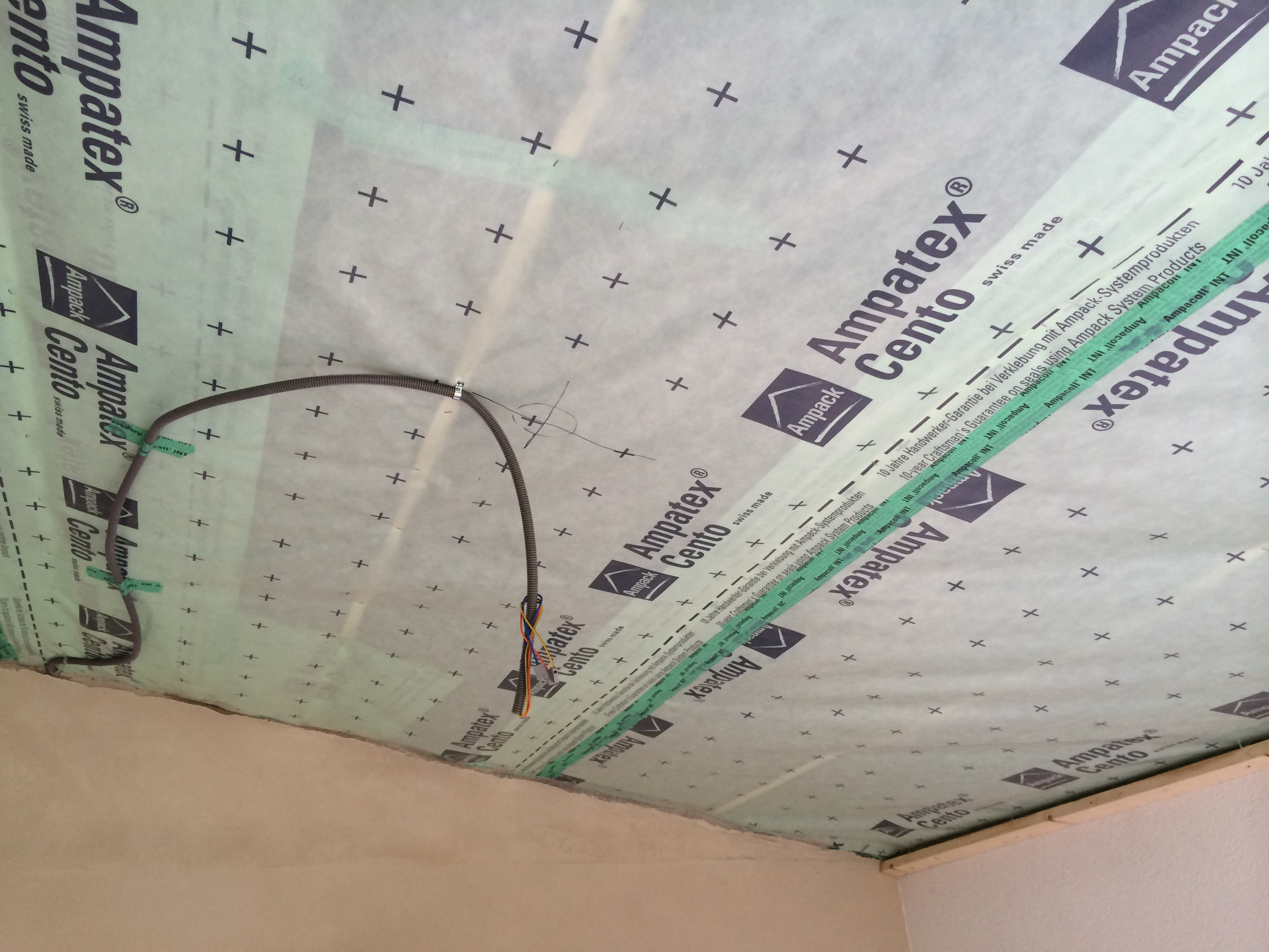 Anwendungsfoto: Ampatex Cento, Dampfbremse und Luftdichtung mit hohem sD-Wert