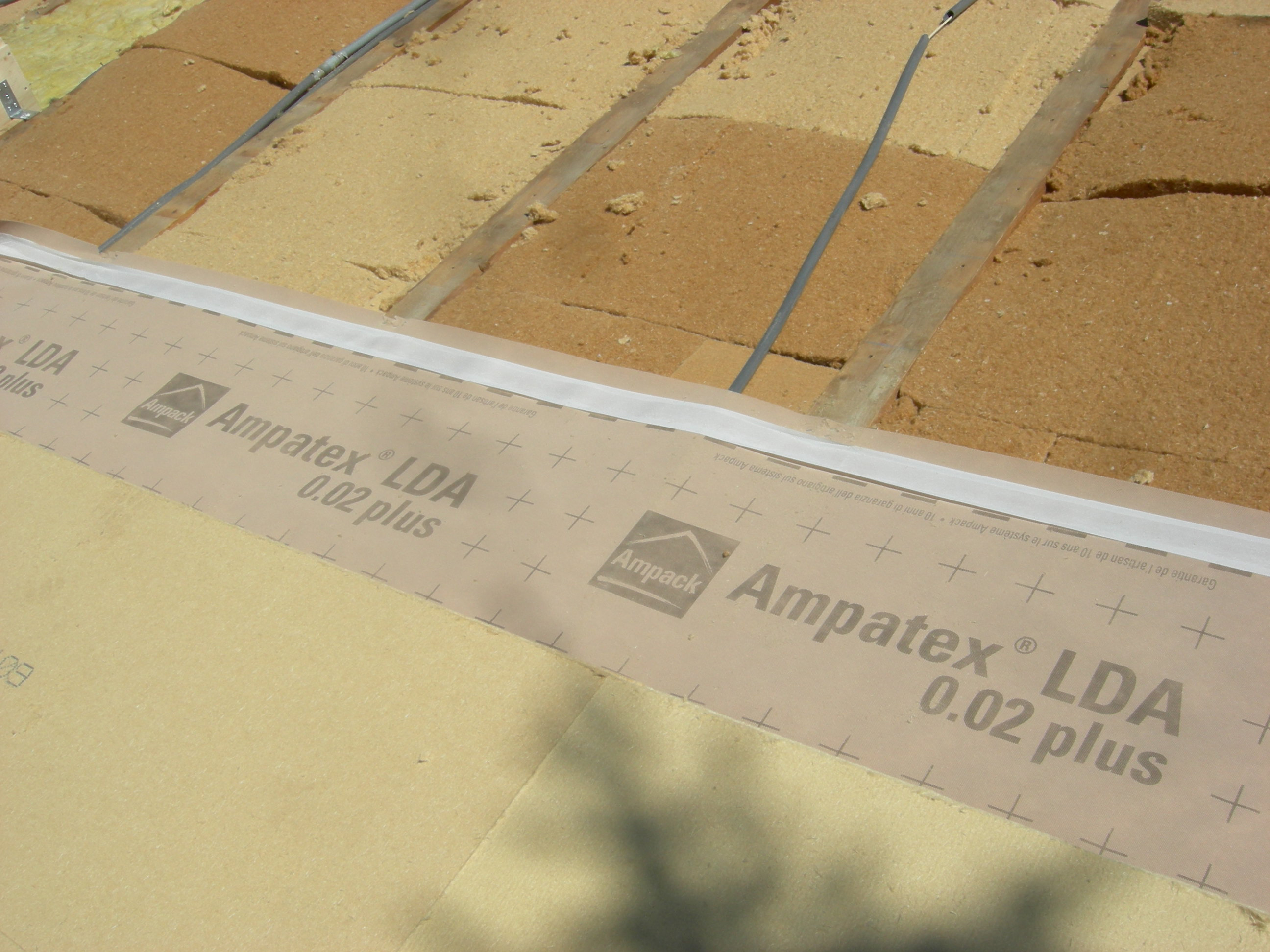 Application photo: Ampatex LDA 0.02 plus, vapour check for renovation