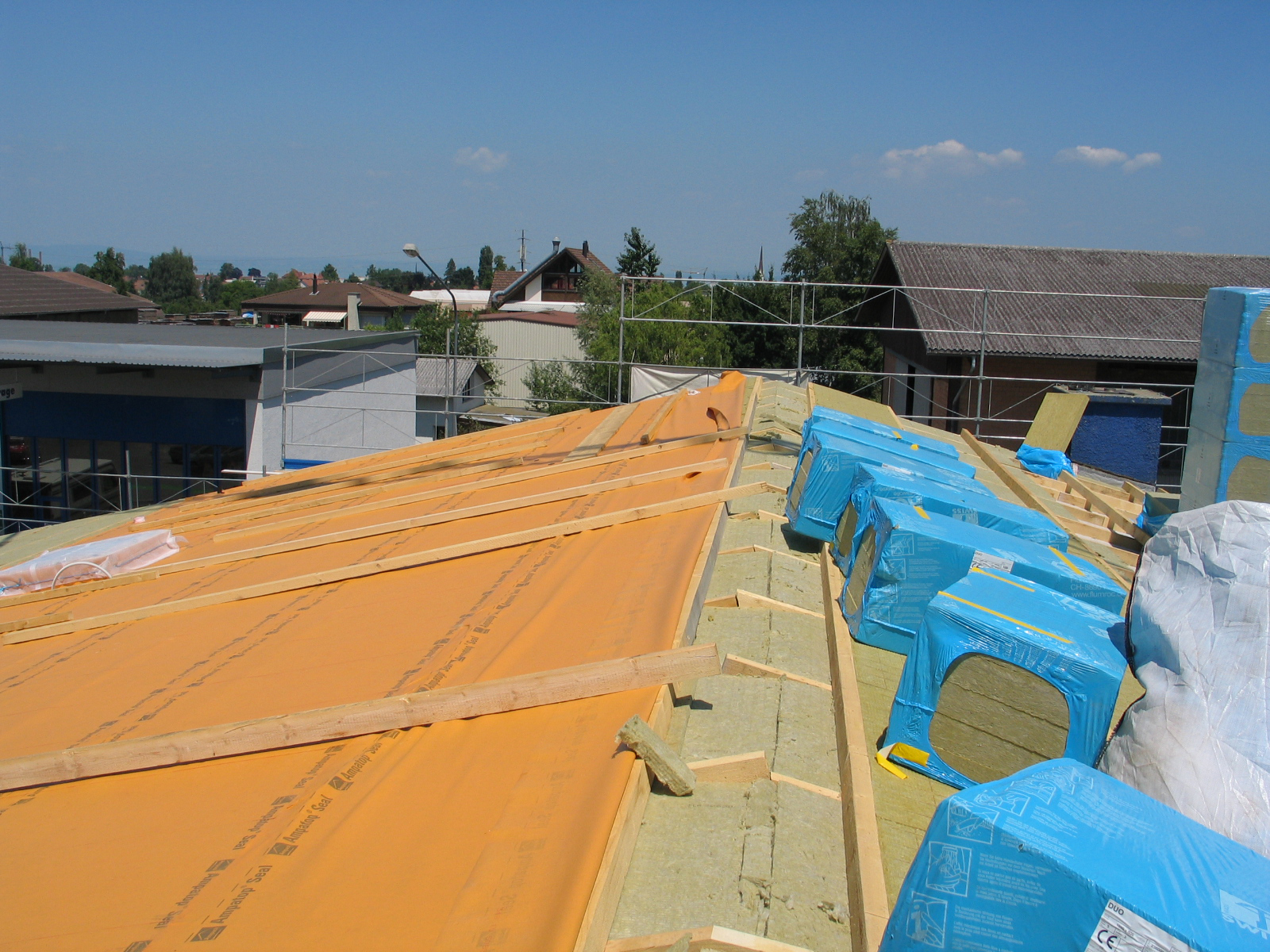 Application photo: Ampatop Seal, weldable roof membrane