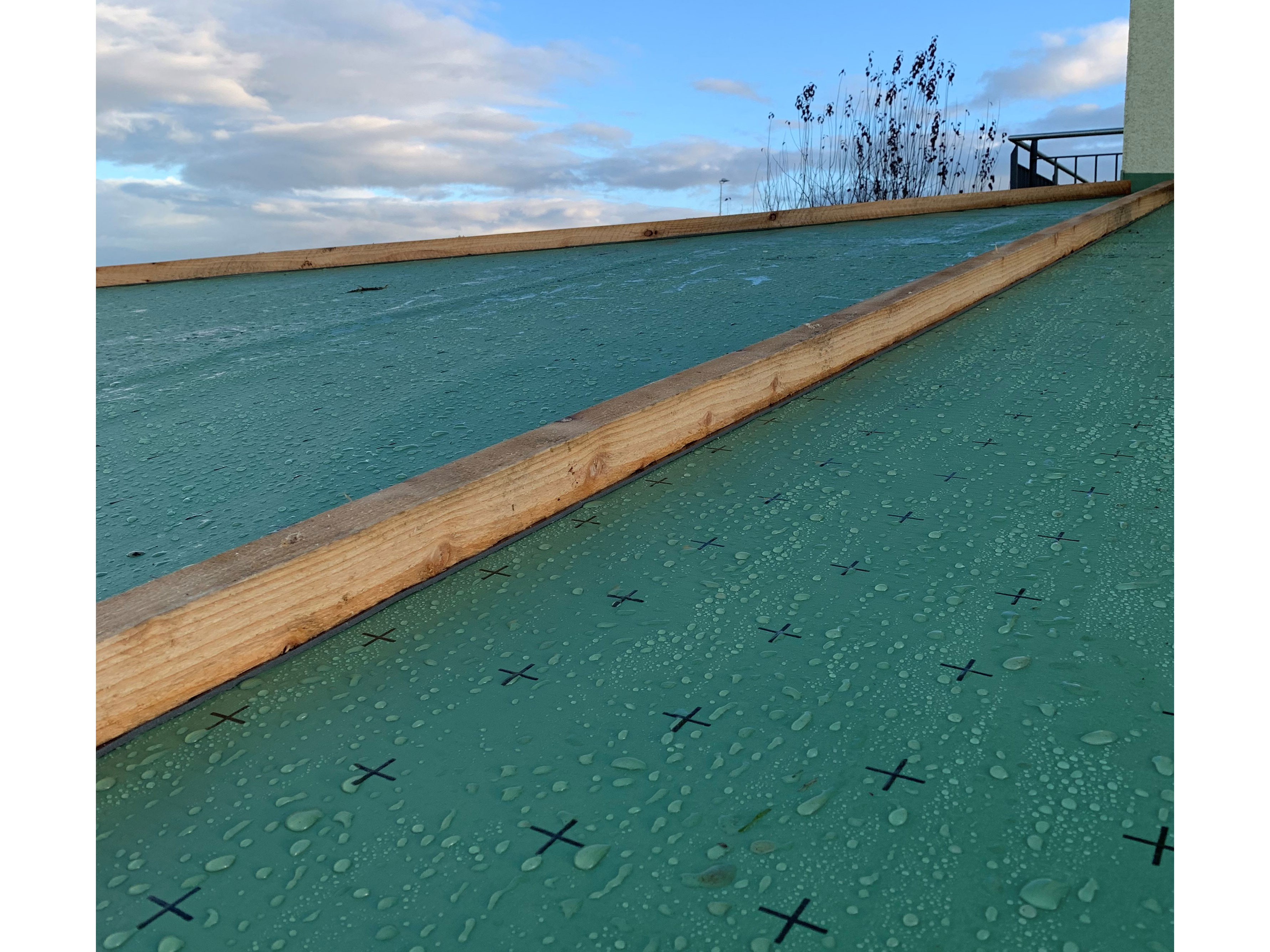 Application photo: Ampatop Seal GHS, weldable roof membrane