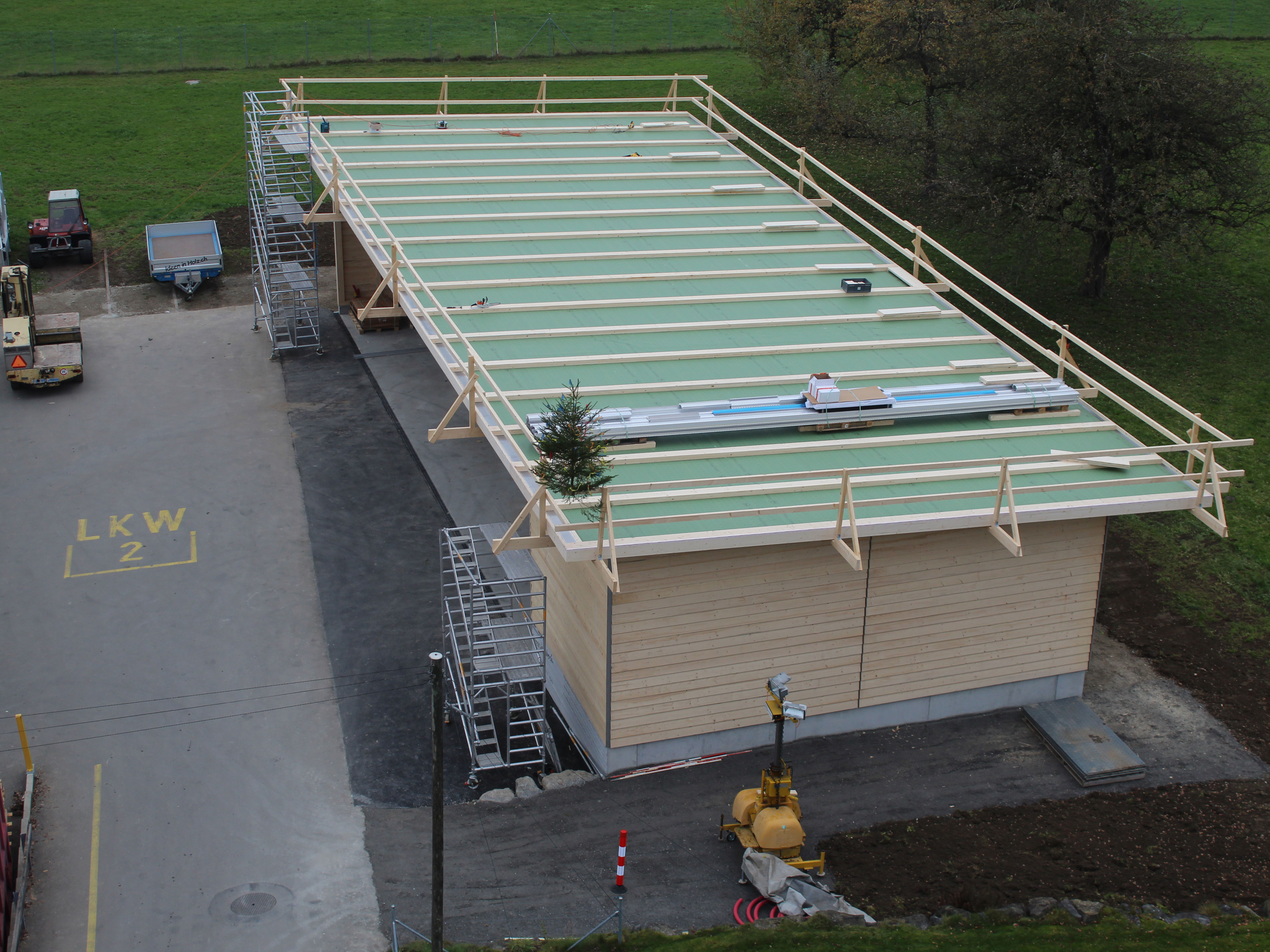 Application photo: Ampatop Seal GHS, weldable roof membrane