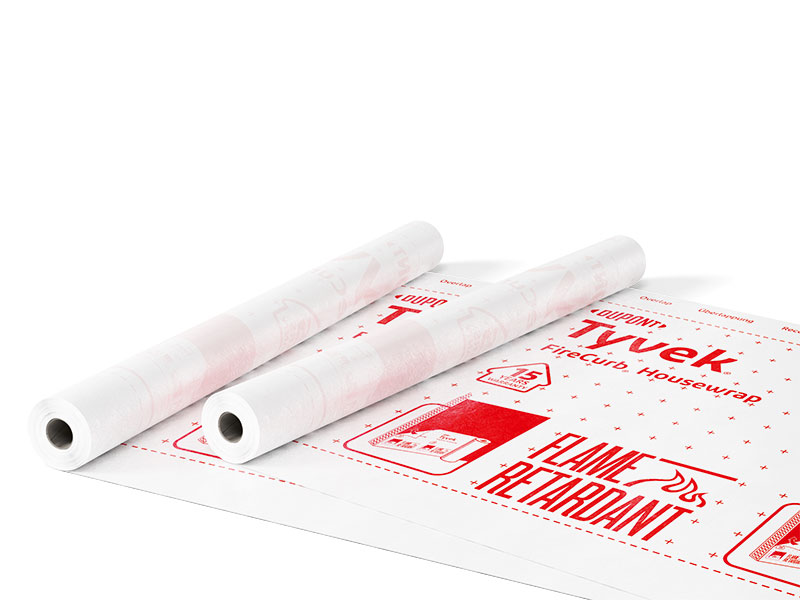 Foto del prodotto: Tyvek (FireCurb) Housewrap, telo di tenuta al vento per facciate a giunti chiusi