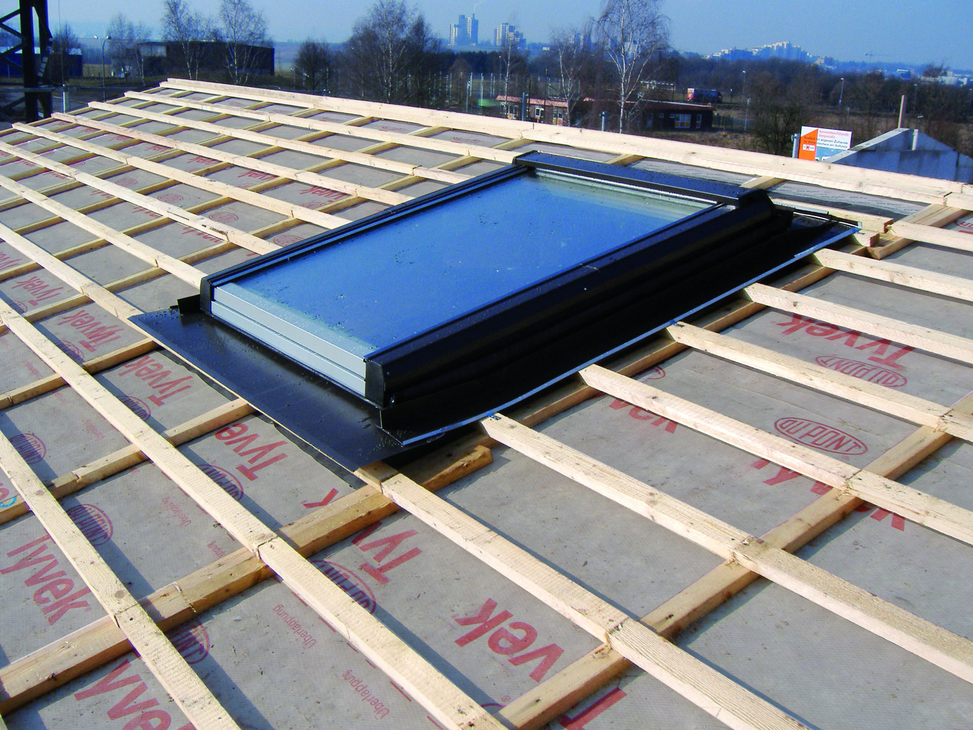 Anwendungsfoto: Tyvek Pro Plus (Tape), Unterdeckbahn / Unterspannbahn