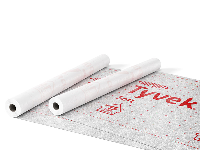 Produktfoto: Tyvek Soft, Winddichtung für geschlossene Fassaden